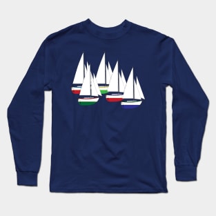 Westsail 32 Sailboats Racing Long Sleeve T-Shirt